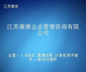 江蘇康德企業管理咨詢 專業驅動，賦能江蘇信息技術咨詢服務升級